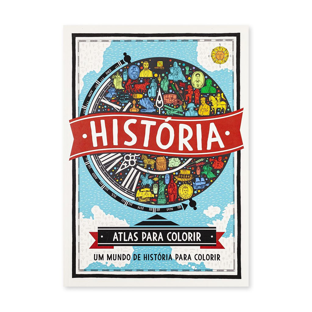 História – Atlas para Colorir - Edicare - imagem 1