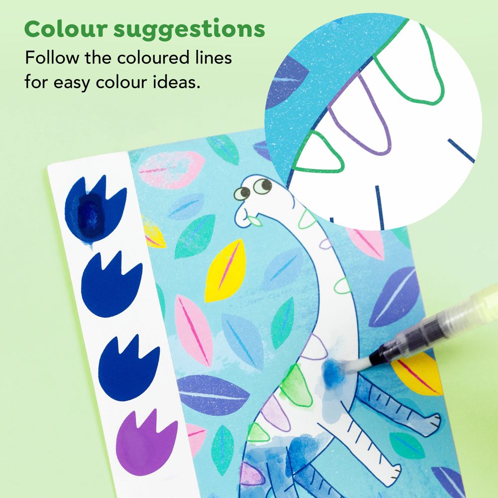 Paint A Picture Set Dinosaurs