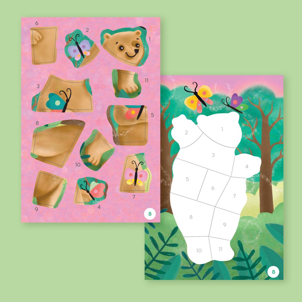 Sticker by Numbers Animals