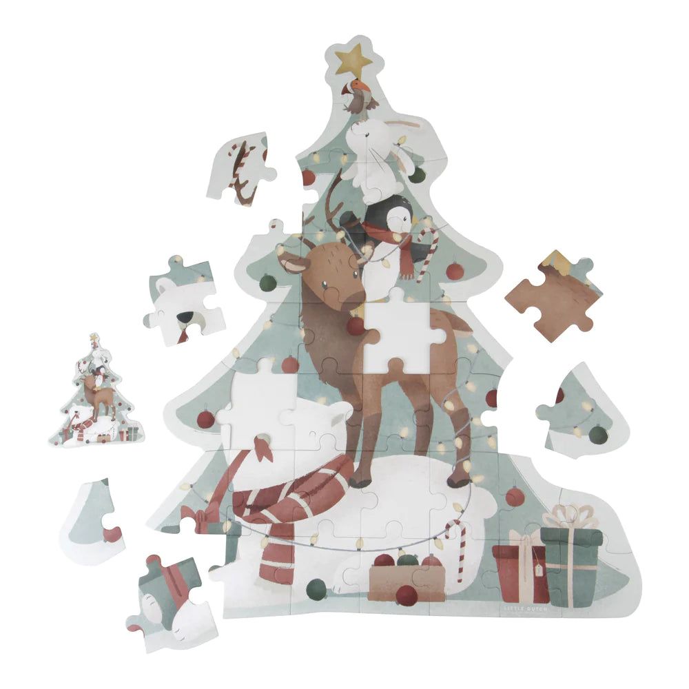 Puzzle de Natal XL Little Dutch