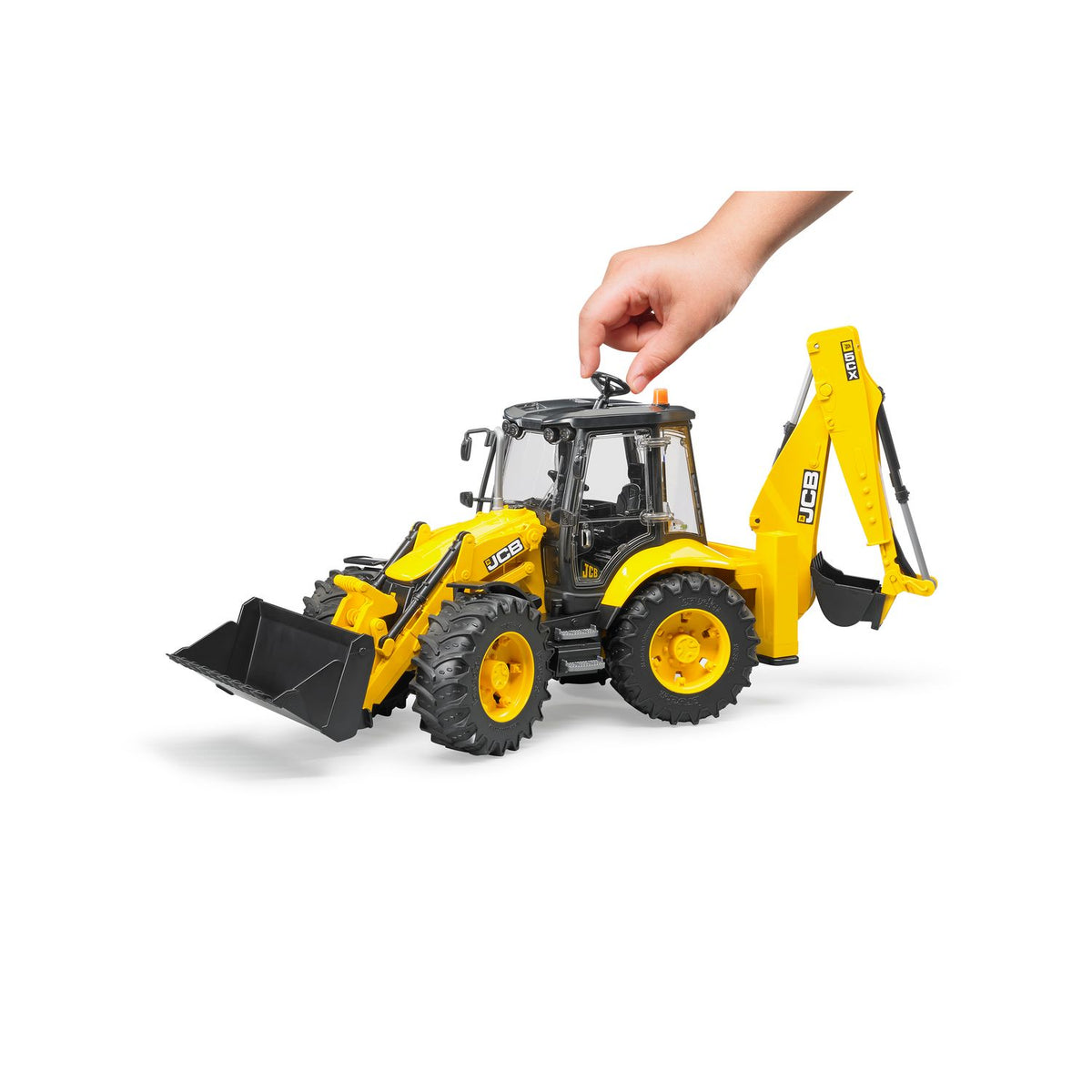 JCB 5CX com Pá Carregadora Traseira BRUDER