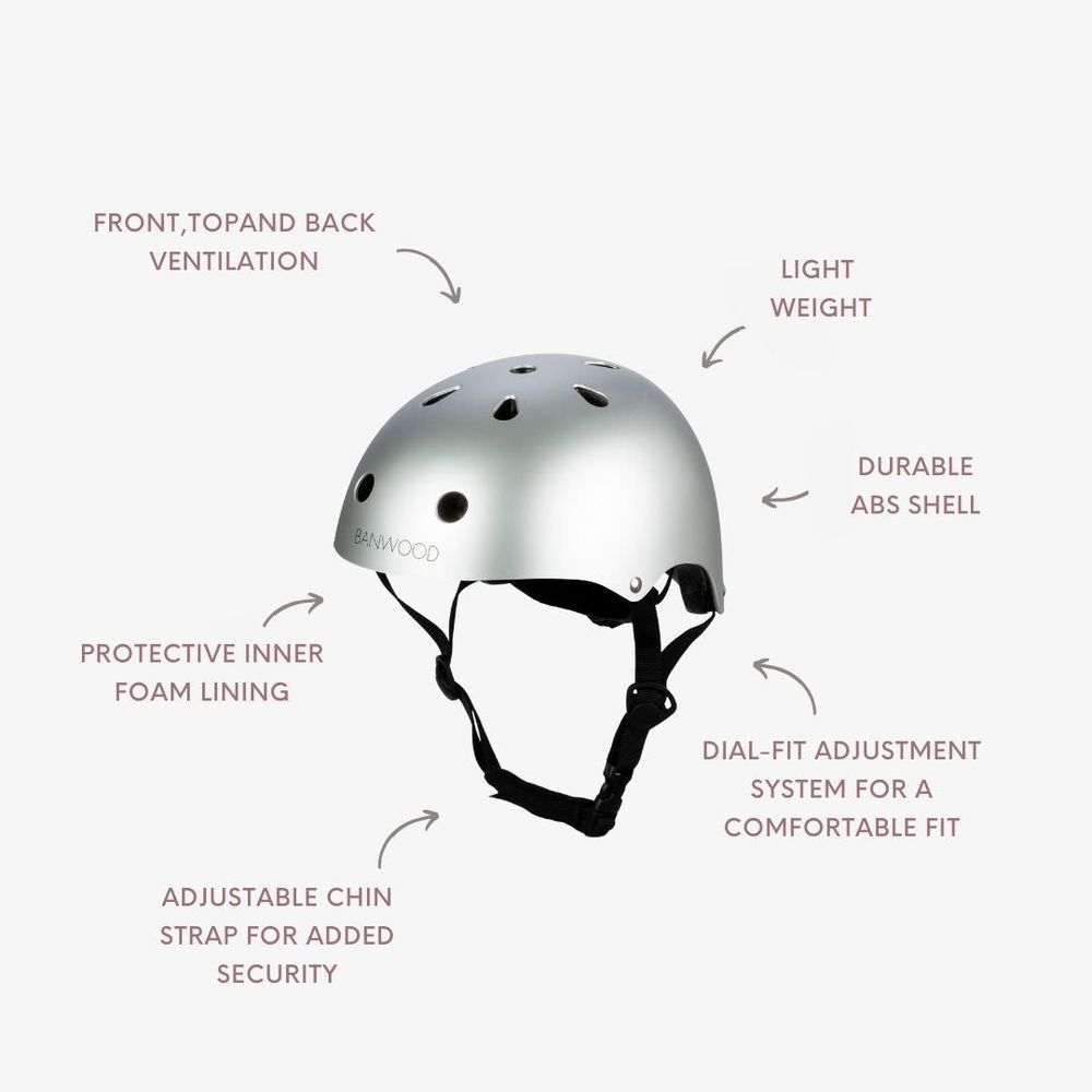Capacete Matte Cromado