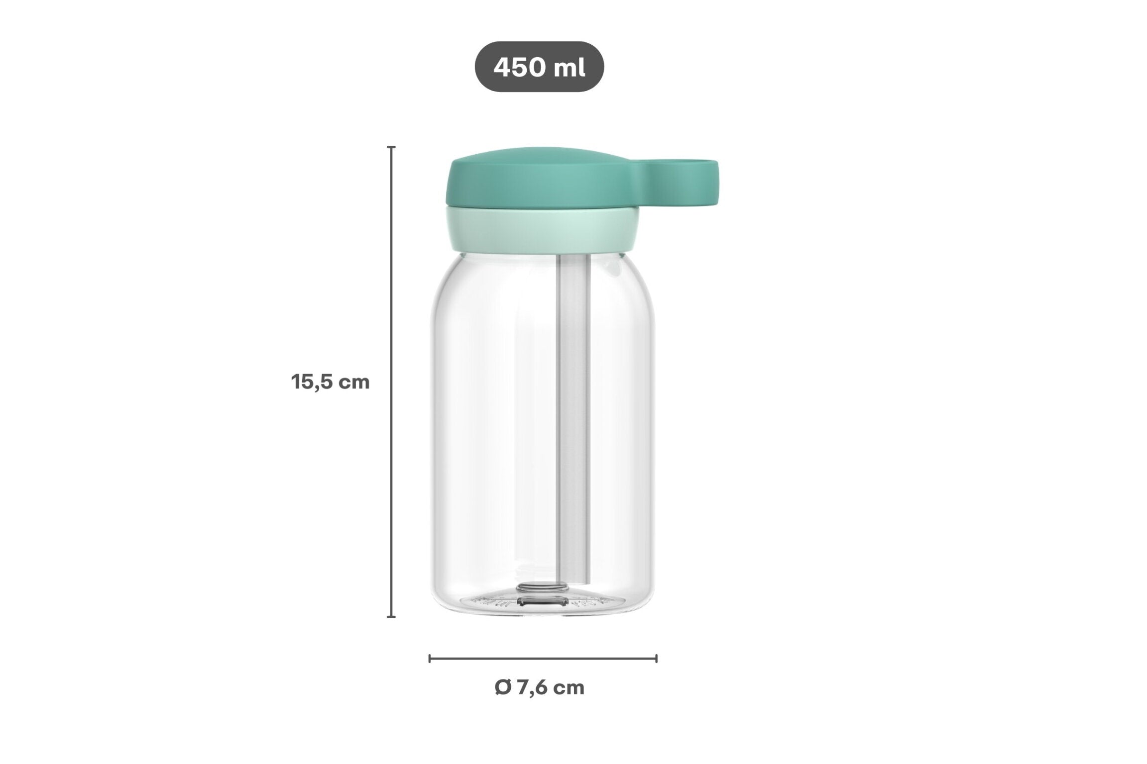 Garrafa com Palhinha | 450 ml | Forest Friends