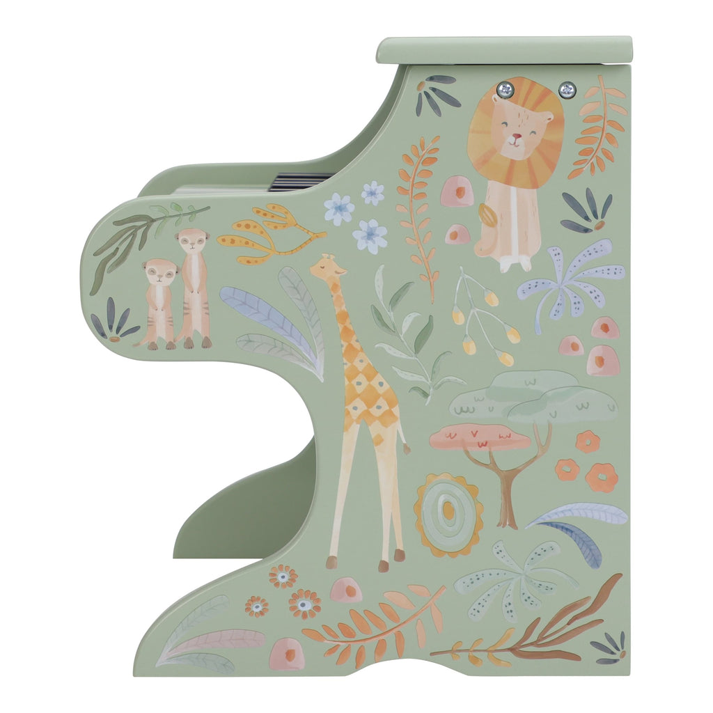Piano de Madeira | Verde | Safari Friends