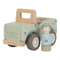 Carro em Madeira Safari Friends Little Dutch - fundo branco