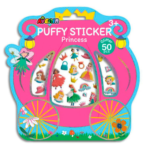 Avenir Puffy Stickers – Princesas – imagem 3