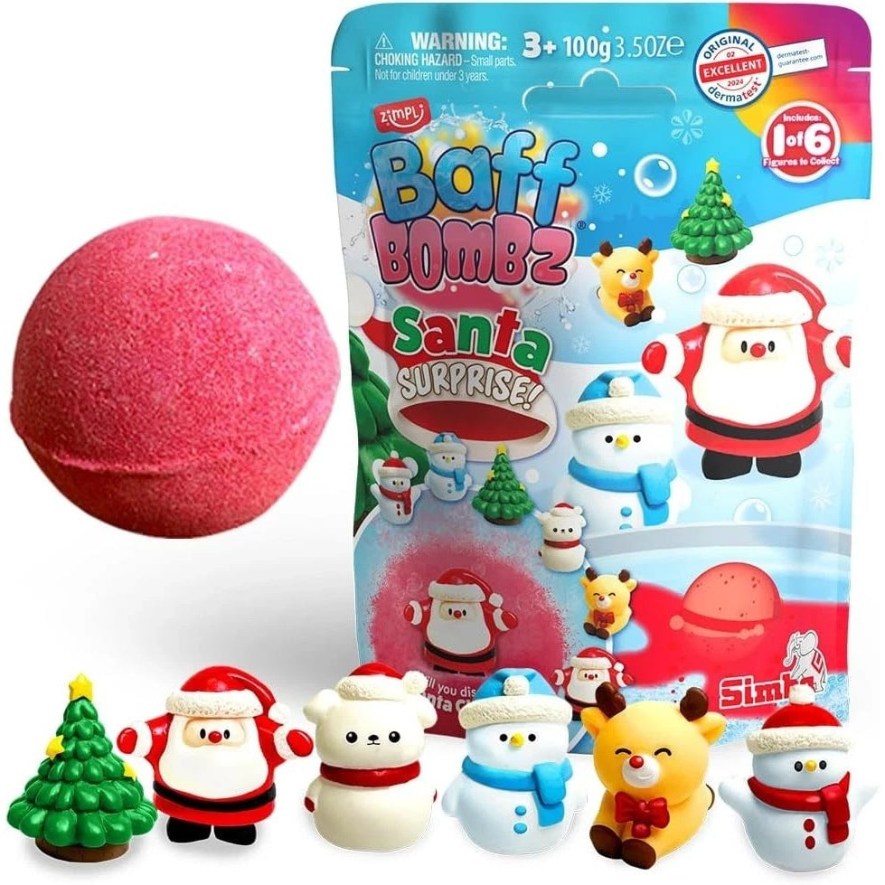Bomba de Banho | Surpresa | Pai Natal | Zimpli Kids