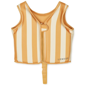 Colete Flutuador de Aprendizagem | Stripe Creme de la creme Yellow mellow