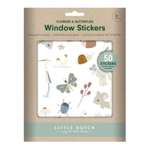 Autocolantes de Vidro | Flowers Butterflies