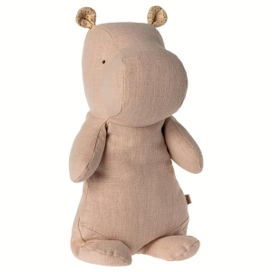 Safari Friends | Maileg | Medium Hippo | Light rose