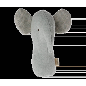 Lullaby friends | Elephant rattle | Light dusty blue