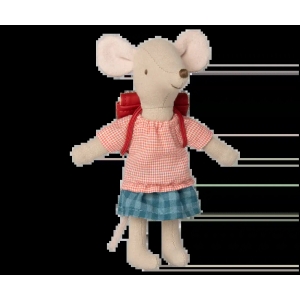 Tricycle mouse  |  Big sister with bag  |  Red