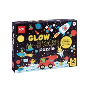 Puzzle Flourescente | Espaço | 60 Peças