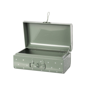 Storage Suitcase | Dusty Green Dots | Small