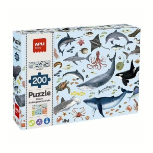 Puzzle | Animais Marinhos em Extinção | 200 peças