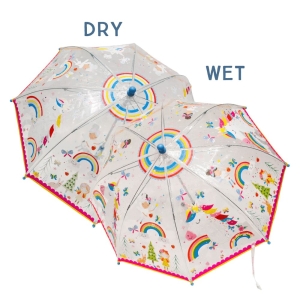 Guarda Chuva | Transparente | Fada / Arco Iris