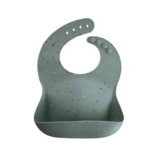 Babete Silicone | Cambridge Blue Confetti