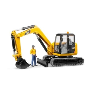 CAT Mini Escavadora com Figura