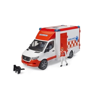 Ambulância MB Sprinter c/ Motorista e Módulo de Luz e Som