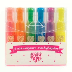 6 Mini Marcadores Gel | Neon