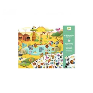 90 Decalques | Savana, Deserto e Polo Norte