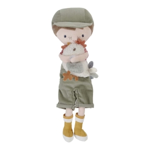 Jim Doll | Agricultor com Galinha | 35 cm