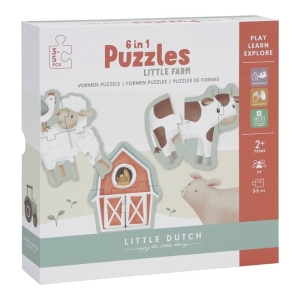 6 em 1 Puzzles | Little Farm