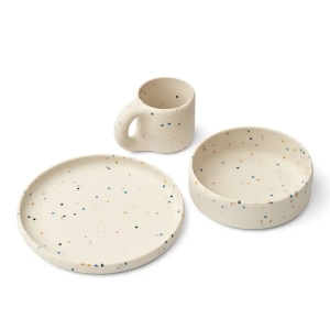 Conjunto de Refeição | Splash dots Sea shell