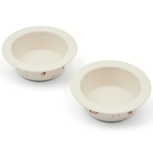 Pack 2 Tigelas Ventosas | Peony Printed | Peach / Sea shell