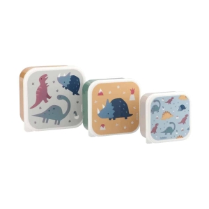 Conjunto 3 Caixas Lancheira | Dinos World