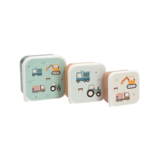 Conjunto 3 Caixas Lancheira | Trucks