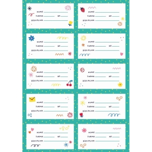 Etiquetas Escolares | Happy Colors