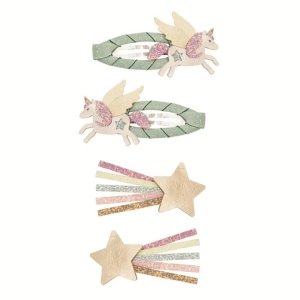 Pack 4 ganchos | Flying Unicorn | Bright Multi