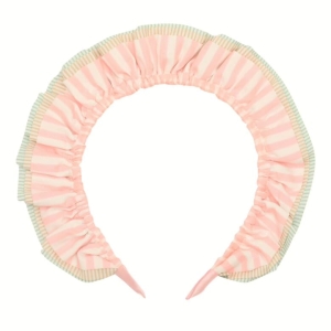 Bandolete | Stripe Ruffle | Pink Multi