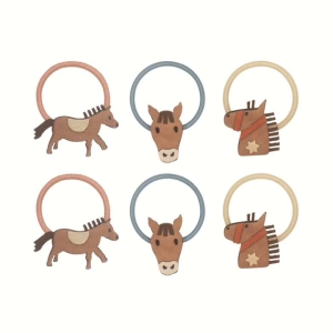 Pack 6 mini elásticos | Pony | Multi