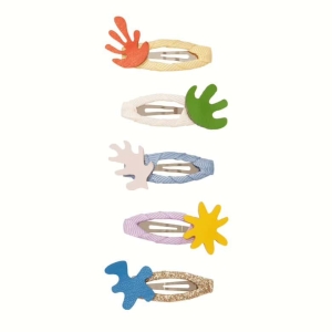 Pack 5 mini ganchos | Abstract Shape | Bright Multi