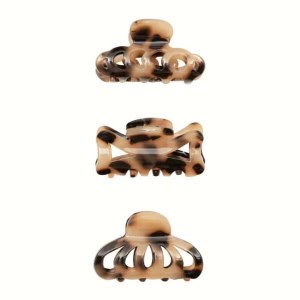 Pack 3 mini ganchos | Mola | Leopard | Brown