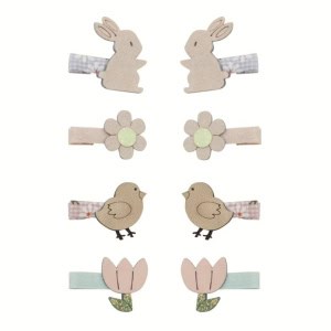Pack 8 mini ganchos | Eastar Bunny | Pastels