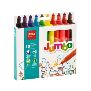 Canetas Feltro | Jumbo | 10 cores