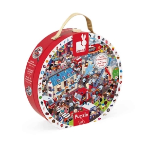 Hat Box Puzzle de Observação 208 peças | Bombeiros