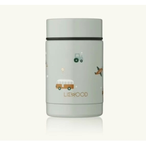 Termo | 250 ml | Nadja Food Jar | Vehicles/dove blue mix