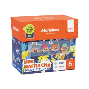 Mini WAFFLE City | Esquadra Polícia | 280 pcs