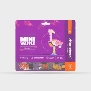 Mini WAFFLE Nature | Flamingo | 50 pcs