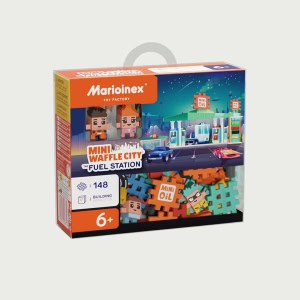 Mini WAFFLE City | Posto de Combustivel | 148 pcs