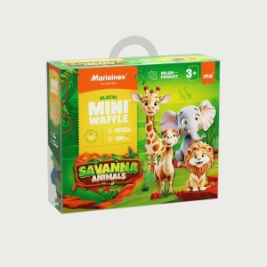Mini WAFFLE | Animais Savana | 100 pcs