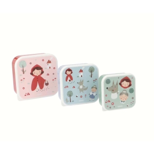 Conjunto 3 Caixas Lancheira | Little Red
