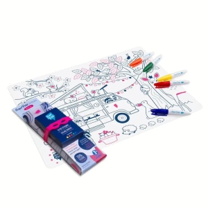 Individual em Silicone | Dream van | Artist Collection | Pulseira Pink + 5 Marcadores Apagáveis