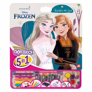 Giga Bloco 5 em 1 | Frozen