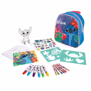 Mochila Colorir | 27 Peças | Lilo & Stitch