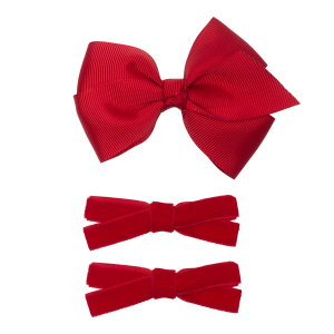 Pack 3 ganchos | Bow Red | Back To School
